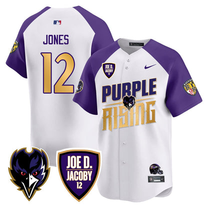 Ravens Purple Rising 2024 Vapor Limited Baseball Jersey - All Stitched