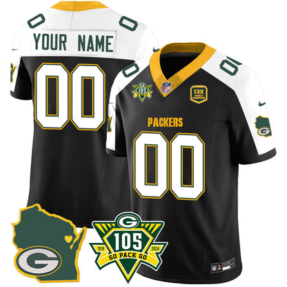 Custom Packers 1919-2024 - The Packers Jersey - All Stitched