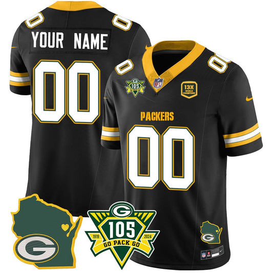 Custom Packers 1919-2024 - The Packers Jersey - All Stitched