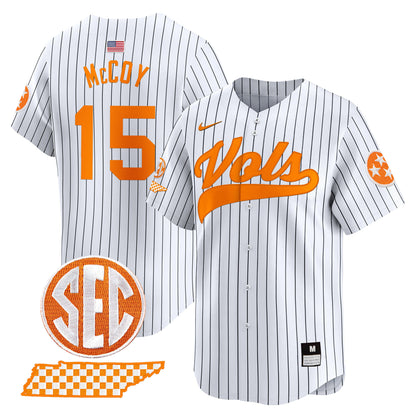 Tennessee Volunteers 2024 Vapor Premier Limited Baseball Jersey - All Stitched