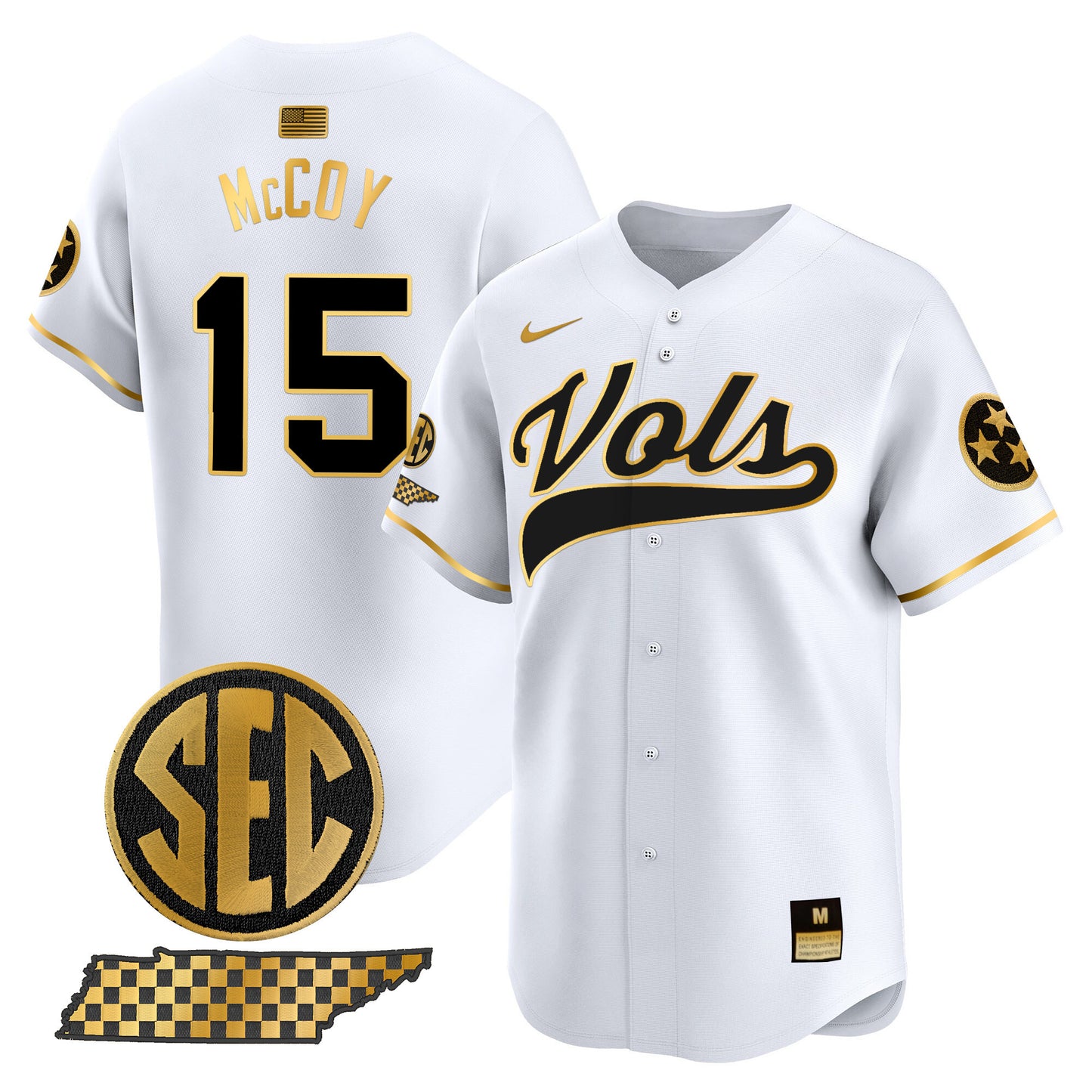 Tennessee Volunteers 2024 Vapor Premier Limited Baseball Jersey - All Stitched