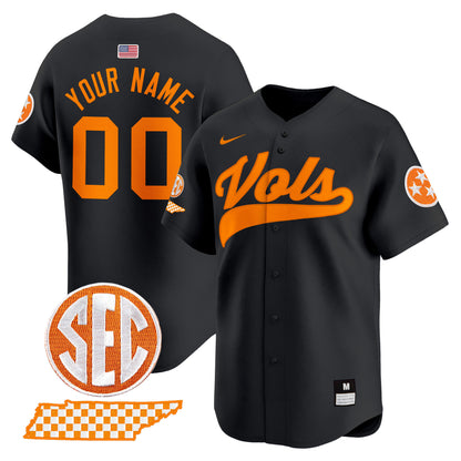 Tennessee Volunteers 2024 Vapor Premier Limited Baseball Custom Jersey - All Stitched