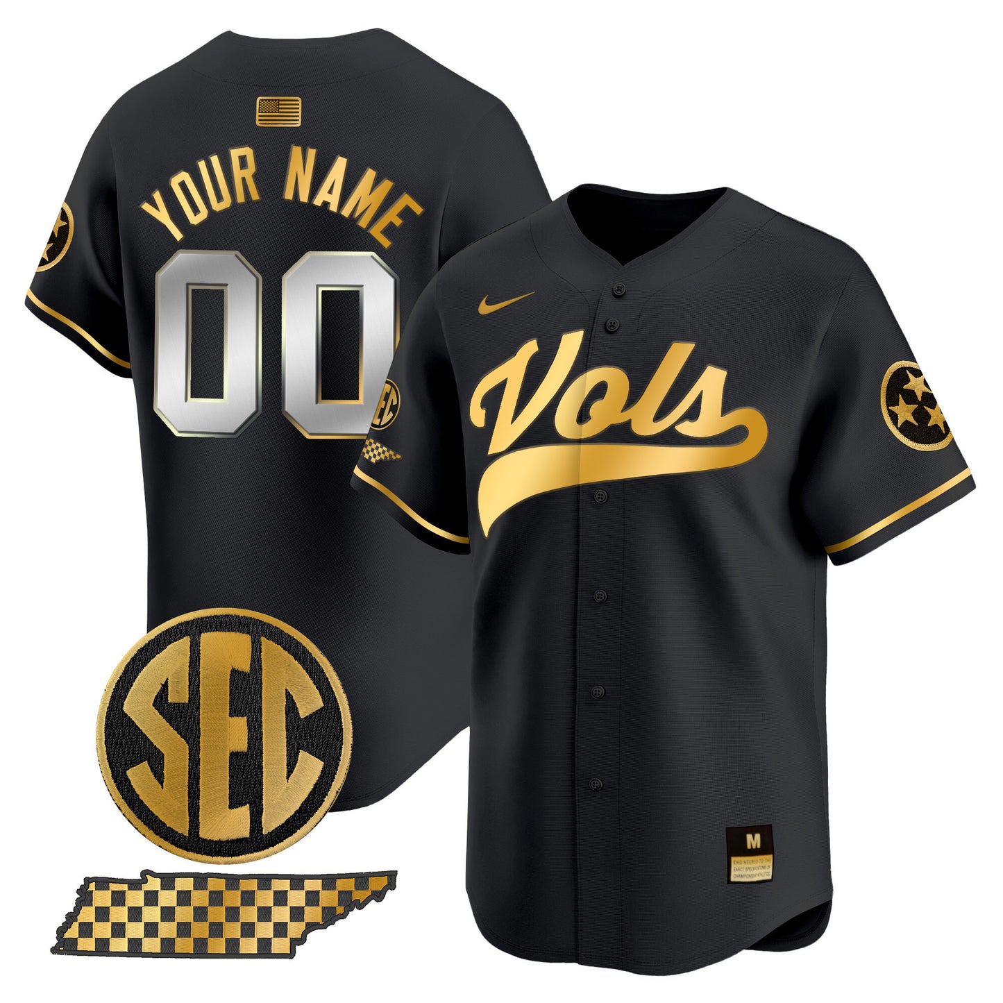 Tennessee Volunteers 2024 Vapor Premier Limited Baseball Custom Jersey - All Stitched