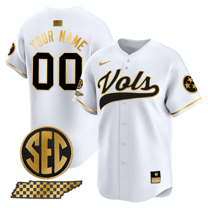 Tennessee Volunteers 2024 Vapor Premier Limited Baseball Custom Jersey - All Stitched