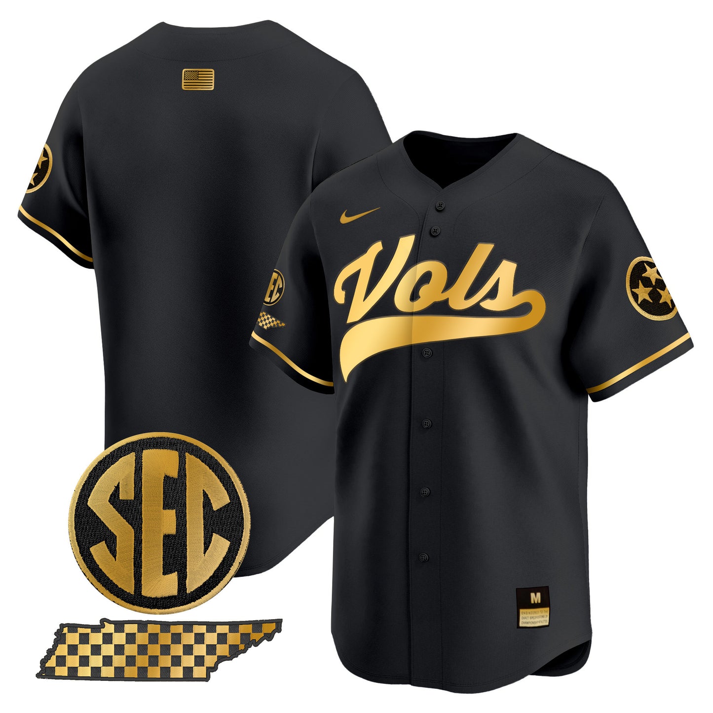 Tennessee Volunteers 2024 Vapor Premier Limited Baseball Jersey - All Stitched