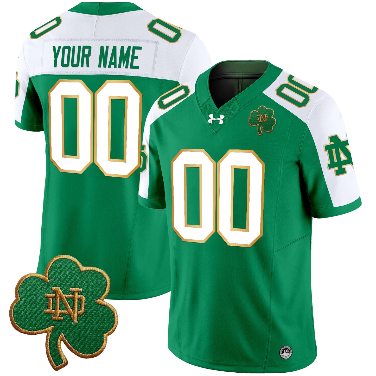 Notre Dame Fighting Irish 2024 Vapor Limited Custom Jersey V3 - All Stitched