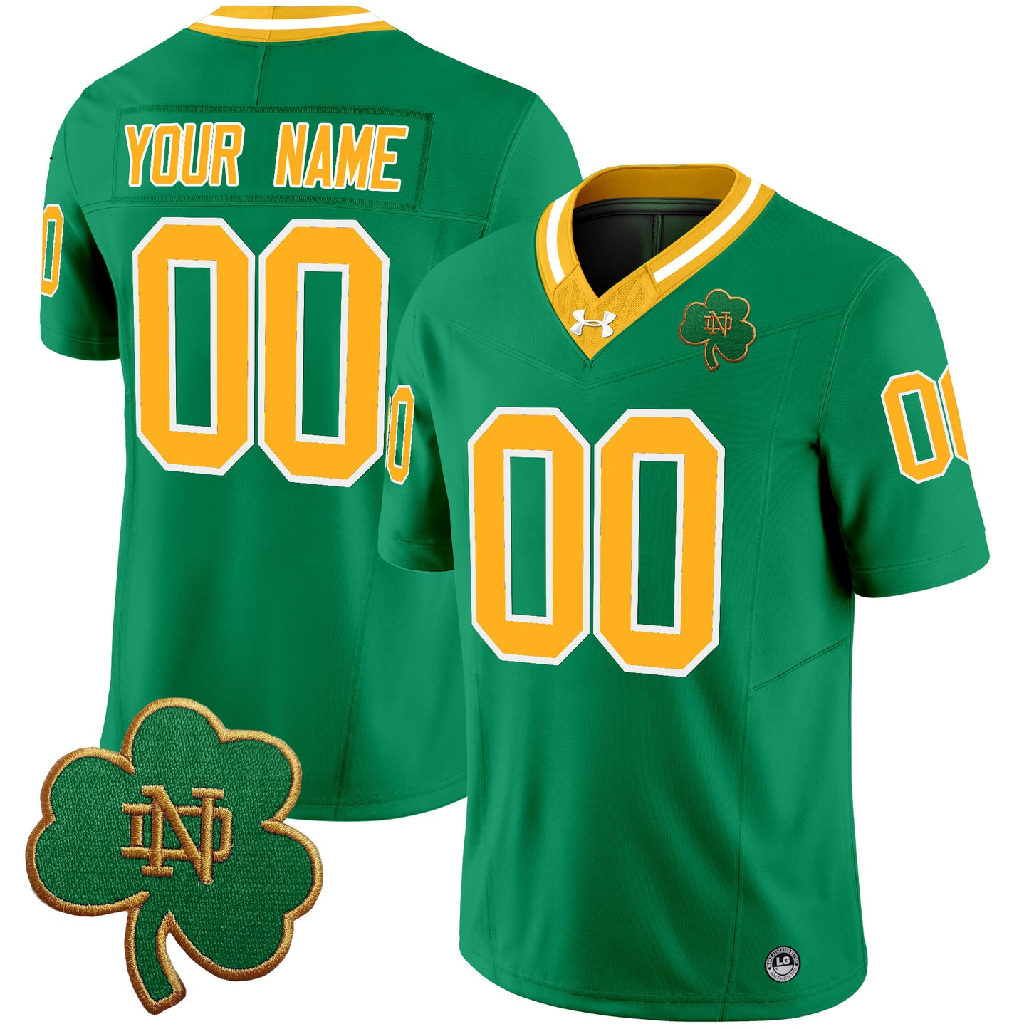 Notre Dame Fighting Irish 2024 Vapor Limited Custom Jersey V3 - All Stitched