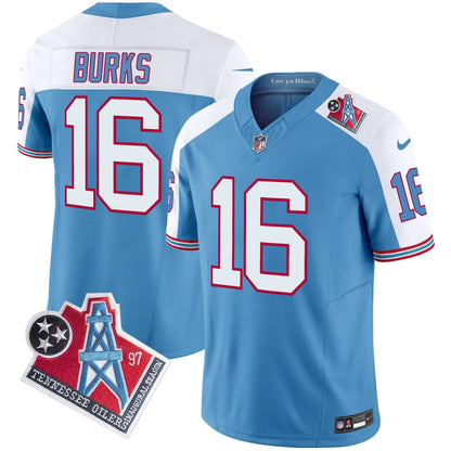 Men's Titans 1997 Throwback Vapor Limited Jersey - All Stitched