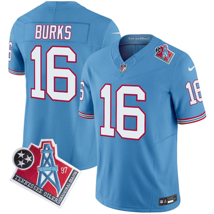 Men's Titans 1997 Throwback Vapor Limited Jersey - All Stitched