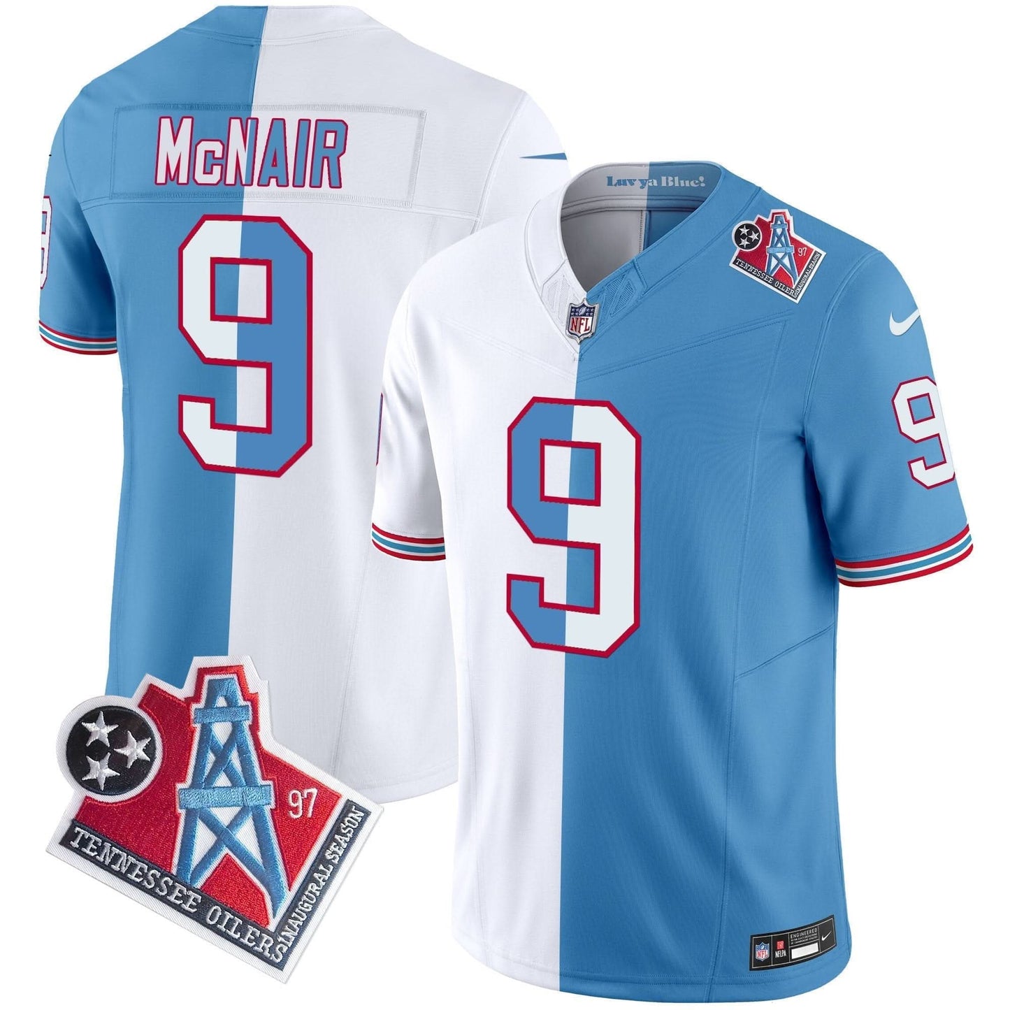 Men's Titans 1997 Throwback Vapor Limited Jersey - All Stitched