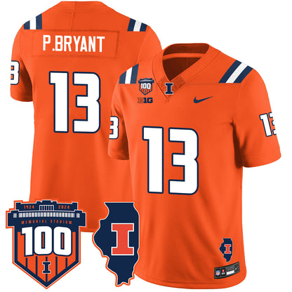 Illinois Football Vapor Jersey - All Stitched