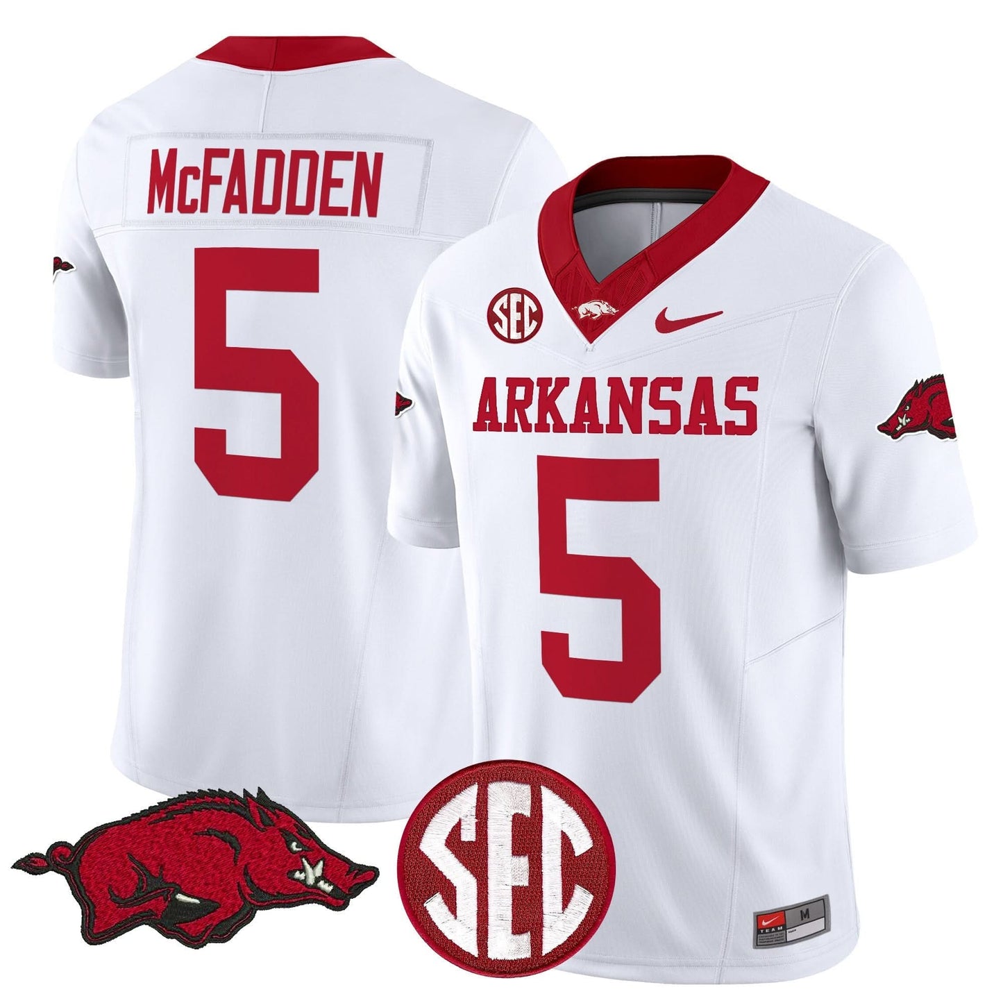 Arkansas Razorbacks Vapor Limited Jersey - All Stitched