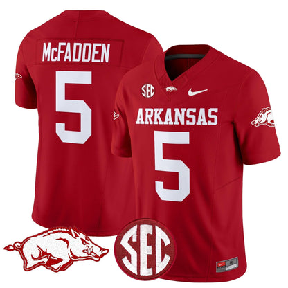 Arkansas Razorbacks Vapor Limited Jersey - All Stitched