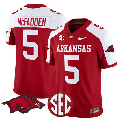 Arkansas Razorbacks Vapor Limited Jersey - All Stitched