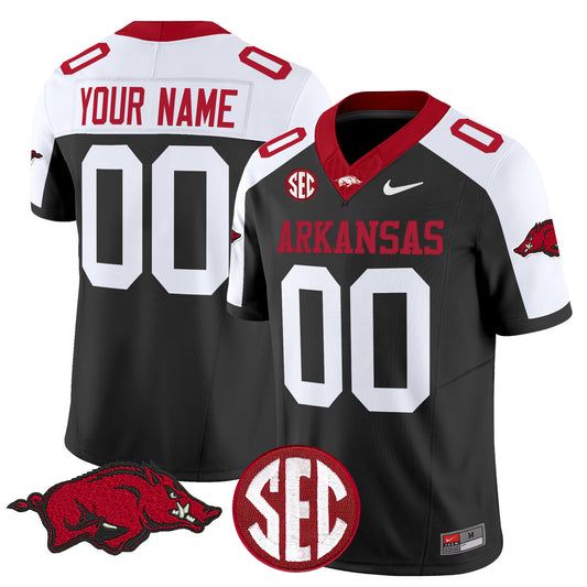 Arkansas Razorbacks Vapor Limited Custom Jersey - All Stitched