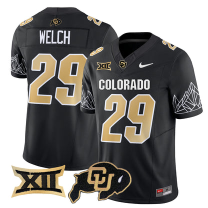 Colorado Buffaloes Vapor Limited Jersey V3 - Big 12 XII Patch - All Stitched