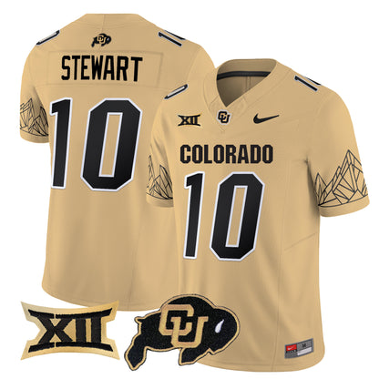 Colorado Buffaloes Vapor Limited Jersey V3 - Big 12 XII Patch - All Stitched