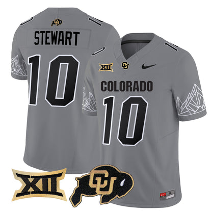 Colorado Buffaloes Vapor Limited Jersey V3 - Big 12 XII Patch - All Stitched