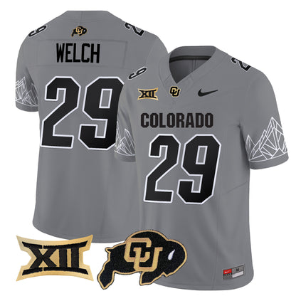 Colorado Buffaloes Vapor Limited Jersey V3 - Big 12 XII Patch - All Stitched