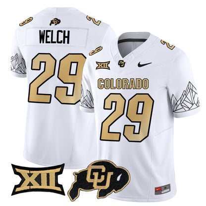 Colorado Buffaloes Vapor Limited Jersey V3 - Big 12 XII Patch - All Stitched