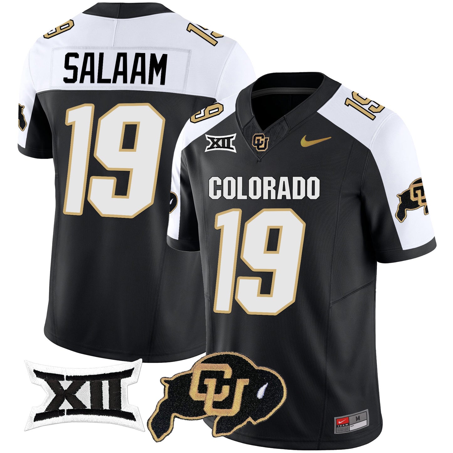 Colorado Buffaloes Vapor Limited Jersey V2 - Big 12 XII Patch - All Stitched