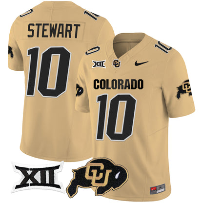 Colorado Buffaloes Vapor Limited Jersey V2 - Big 12 XII Patch - All Stitched