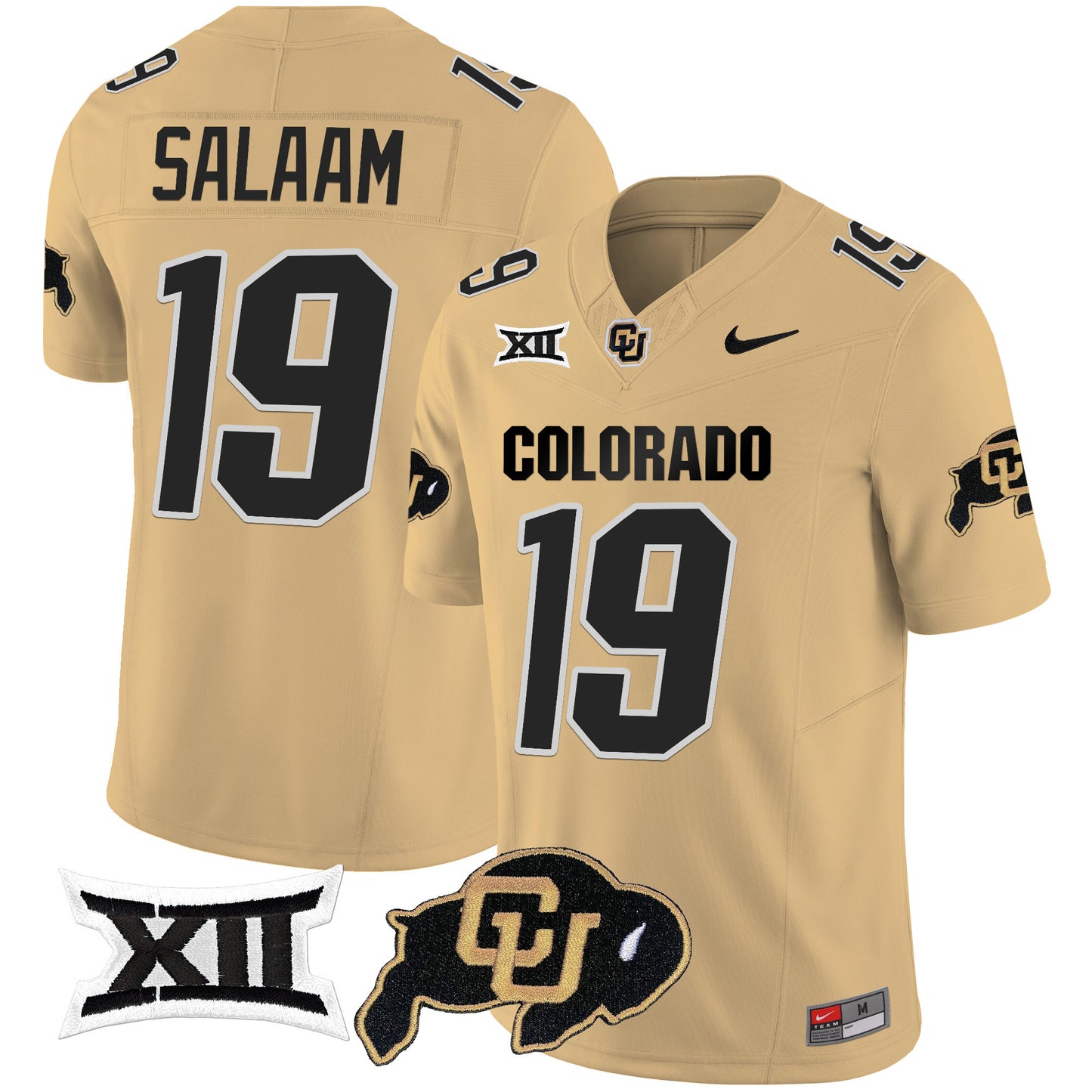 Colorado Buffaloes Vapor Limited Jersey V2 - Big 12 XII Patch - All Stitched