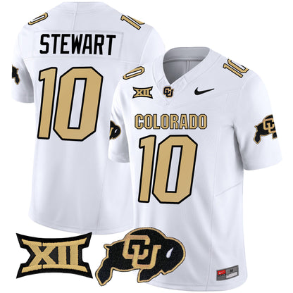 Colorado Buffaloes Vapor Limited Jersey V2 - Big 12 XII Patch - All Stitched