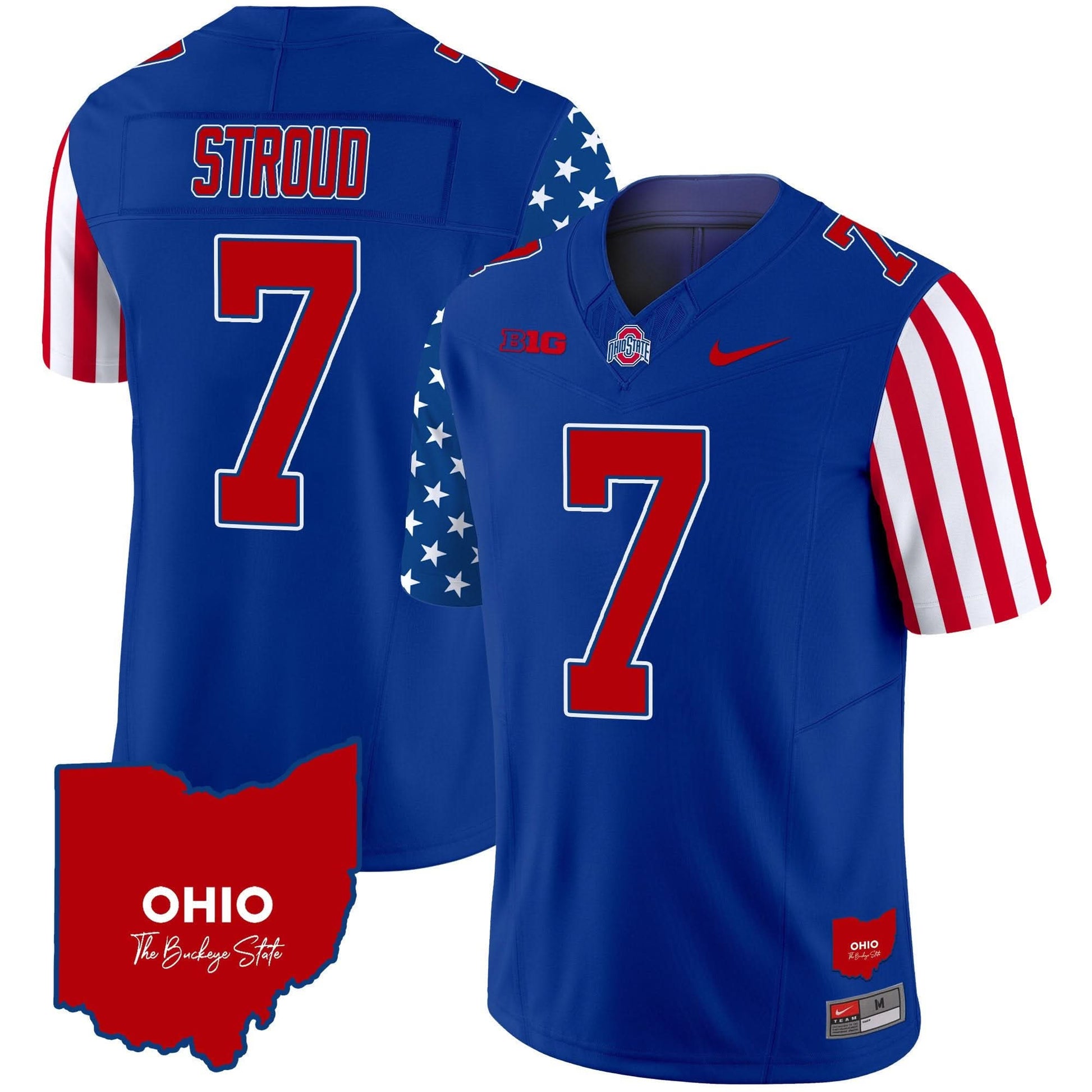 Men's Ohio State Buckeyes American Style Vapor Limited Jersey - All Stitched