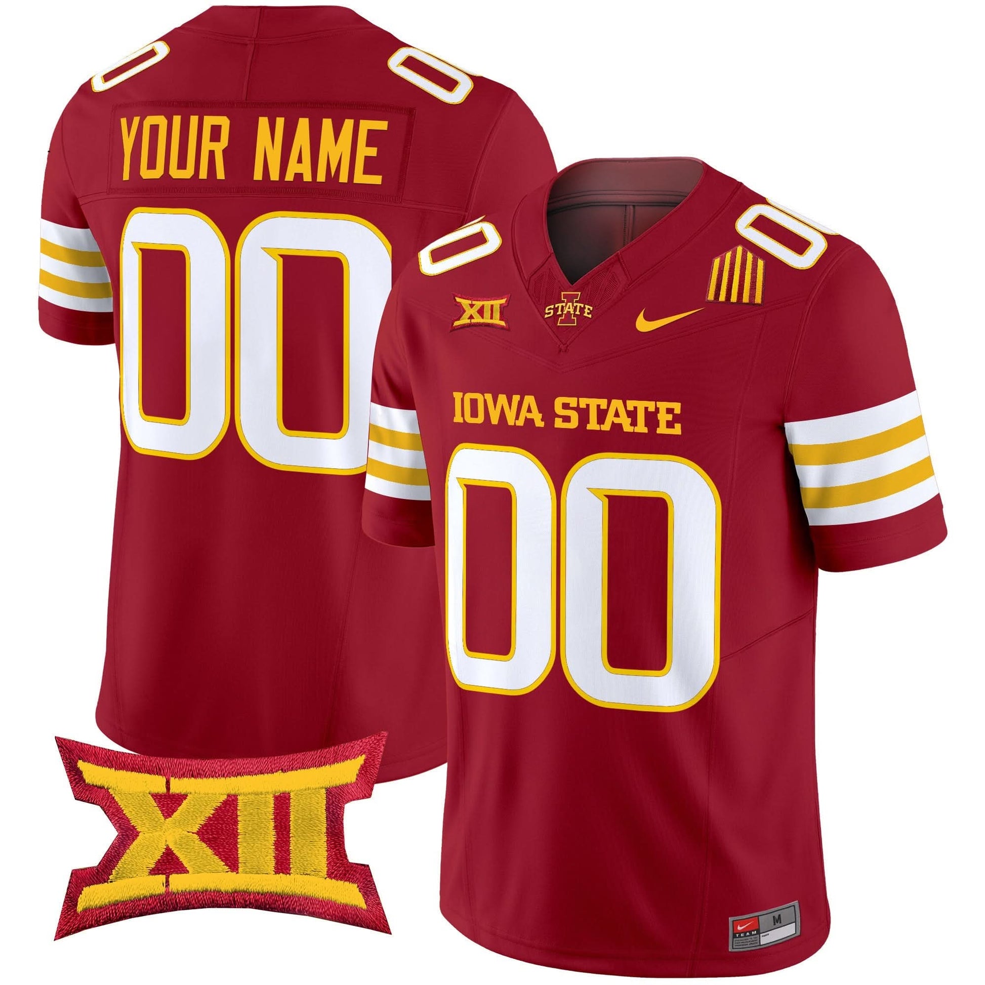 Iowa State Cyclones 2025 Vapor Limited Custom Jersey - All Stitched