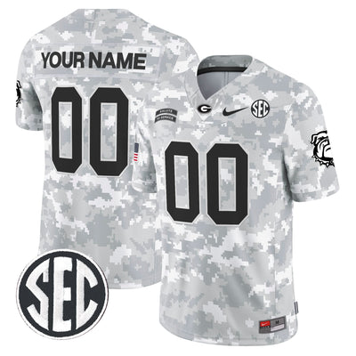 GB 2024 Salute to Service Vapor Limited Custom Jersey - Arctic Camo