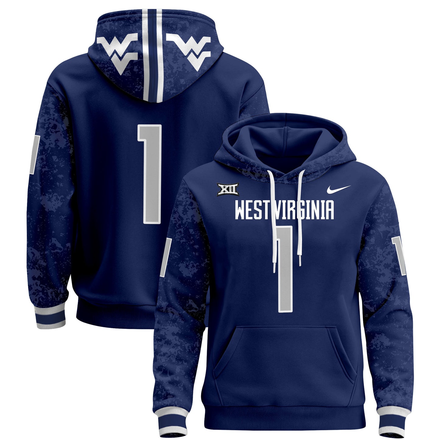 West Virginia Mountaineers 2024 Pullover Hoodie - All Stitched