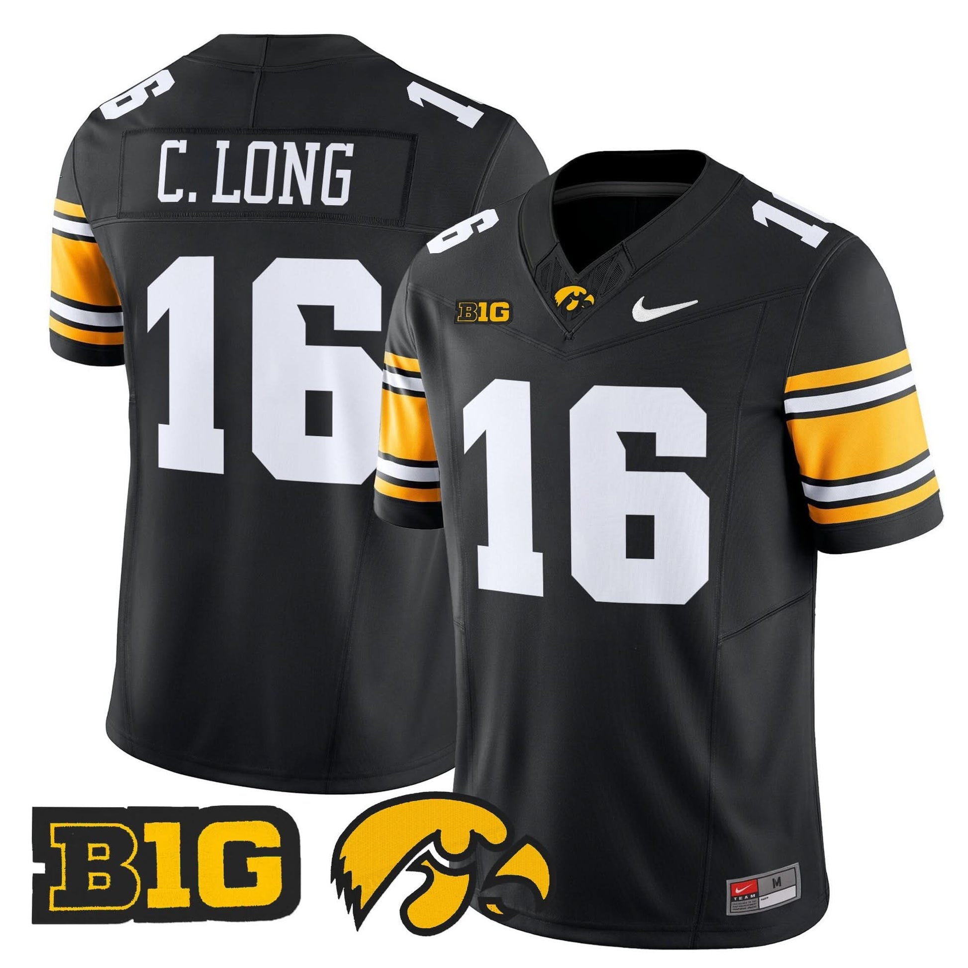 Men's Iowa Hawkeyes 2025 Vapor Limited Jersey - All Stitched