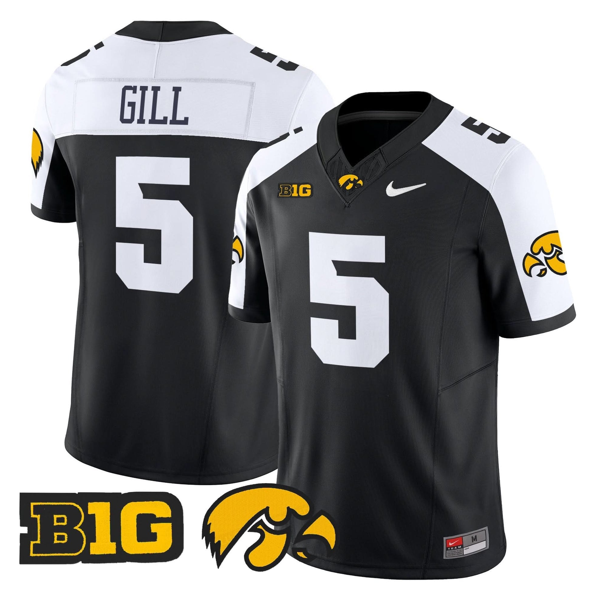 Men's Iowa Hawkeyes 2025 Vapor Limited Jersey - All Stitched