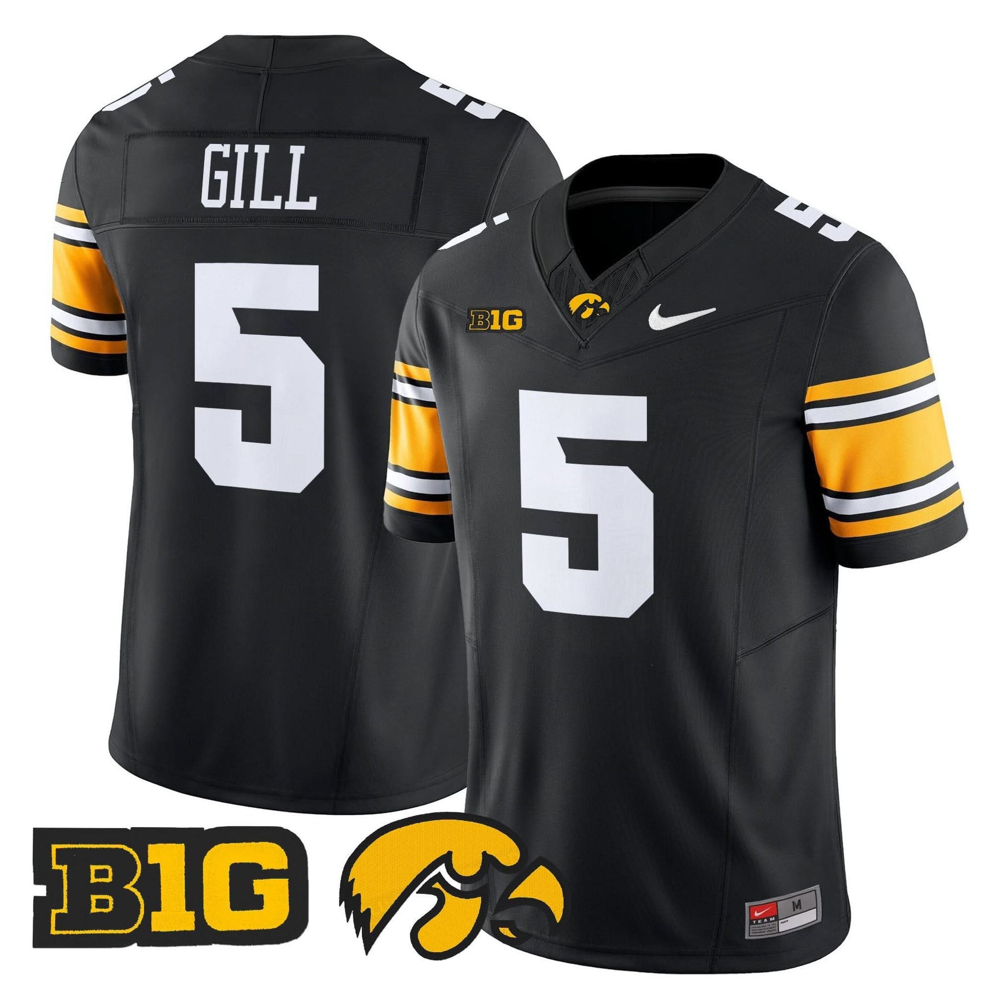 Men's Iowa Hawkeyes 2025 Vapor Limited Jersey - All Stitched