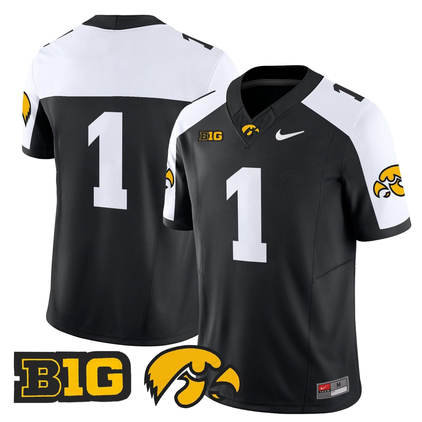 Men's Iowa Hawkeyes 2025 Vapor Limited Jersey - All Stitched
