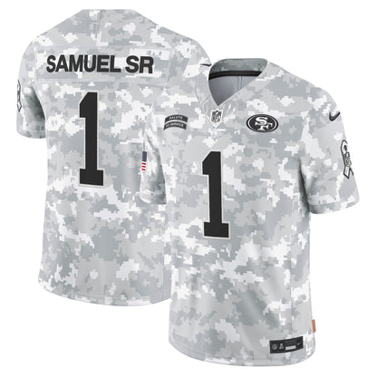 49ers 2024 Salute to Service Vapor Limited Jersey - All stitched