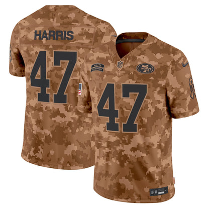 49ers 2024 Salute to Service Vapor Limited Jersey - All stitched