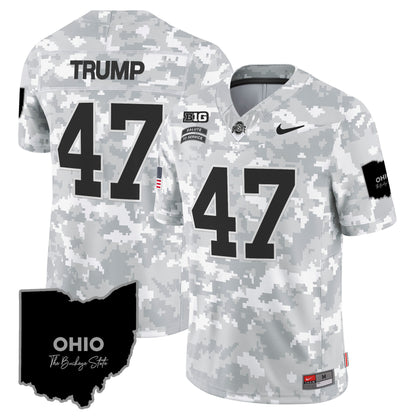 Ohio State Buckeyes 2024 Salute to Service Vapor Limited Jersey - All Stitched