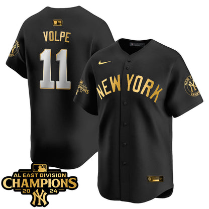 Yankees 2024 AL East Champions Jersey - All Stitched