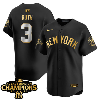 Yankees 2024 AL East Champions Jersey - All Stitched