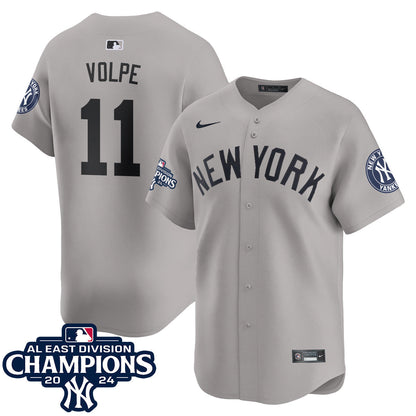 Yankees 2024 AL East Champions Jersey - All Stitched