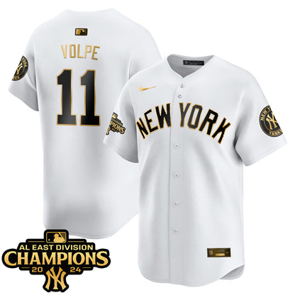 Yankees 2024 AL East Champions Jersey - All Stitched