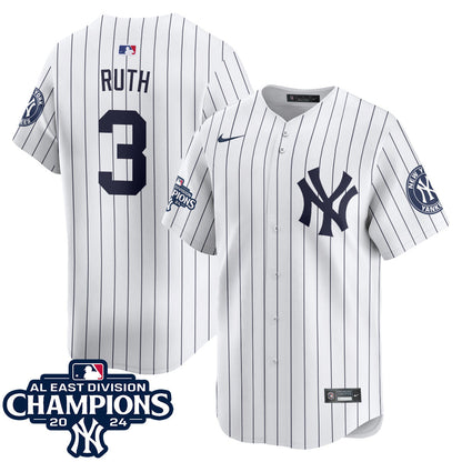 Yankees 2024 AL East Champions Jersey - All Stitched