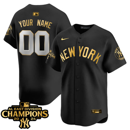 Custom Name/Gender Yankees 2024 AL East Champions Jersey - All Stitched