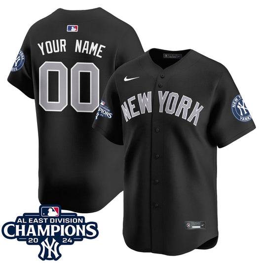 Custom Name/Gender Yankees 2024 AL East Champions Jersey - All Stitched