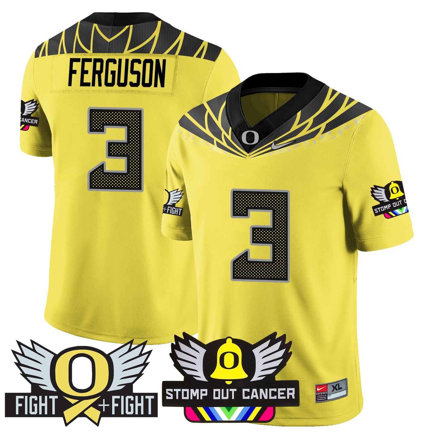 Oregon Ducks Alternate Vapor Limited Jersey - All Stitched