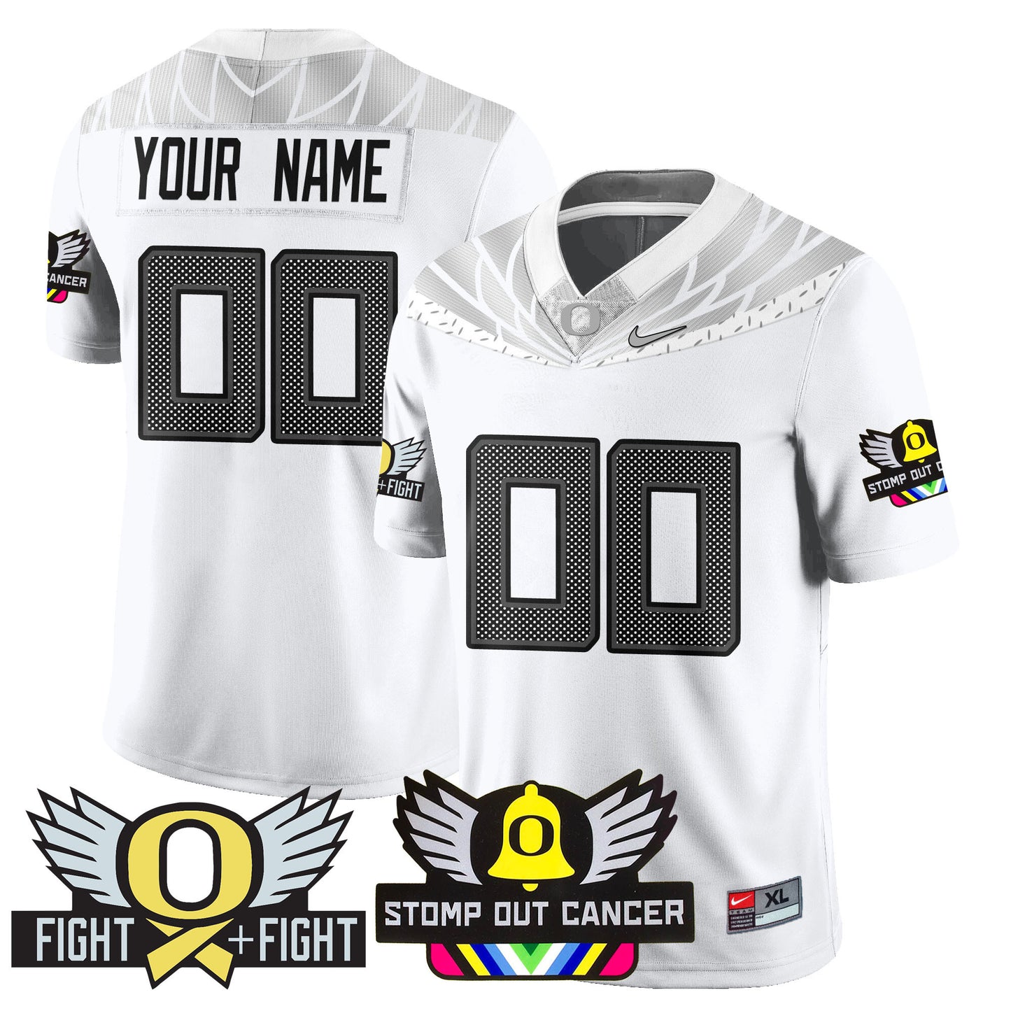 Custom Name/Gender Oregon Ducks Alternate Vapor Limited Jersey - All Stitched