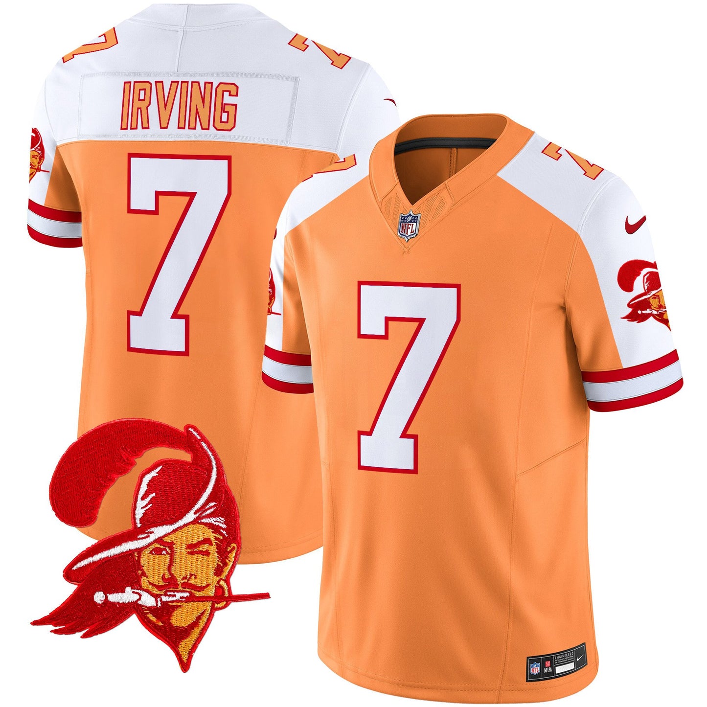 Tampa Bay Buccaneers Throwback Vapor Limited Jersey V2 - All Stitched