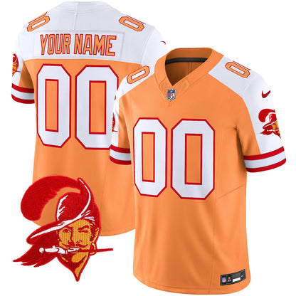 Tampa Bay Buccaneers Throwback Vapor Limited Custom Jersey V2 - All Stitched